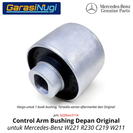 Control Arm Bushing Mercedes W220 R230 C219 Kontrol Pegas Front Axle Original Mercy S320 SL350