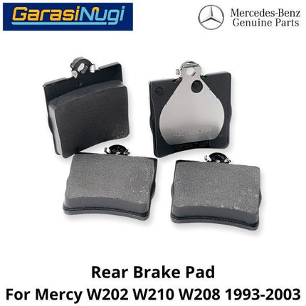 Rear Brake Pads Mercy W202 W210 W208 Kampas Rem 0044209120 Belakang C180 E230 CLK