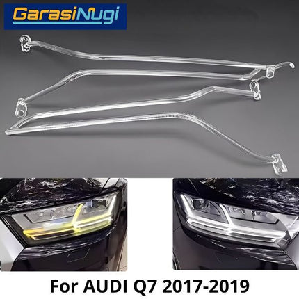 DRL Guide AUDI Q7 Tube Angel Eyes LED Lampu Senja 2017-2019