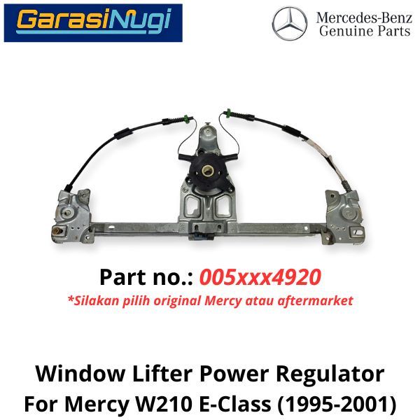 Window Lifter Mercy W210 Rear Regulator Power Kaca Jendela Belakang E240