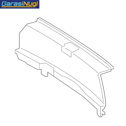 Trim Loading Sill For Mercedes W204 Pelindung Tepi Bagasi C200 C250