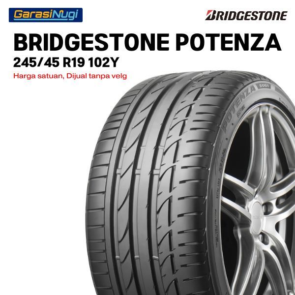 Bridgestone Potenza Tire S001 245/45 R19 102Y Ban Depan Belakang