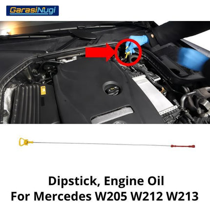 Dipstick Oil For Engine M274 W205 W212 Tongkat Pengukur Oli Mesin C200