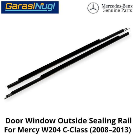 Exterior Door Mercy W204 Seal Rail Penutup Karet Jendela Kaca Pintu Depan C200