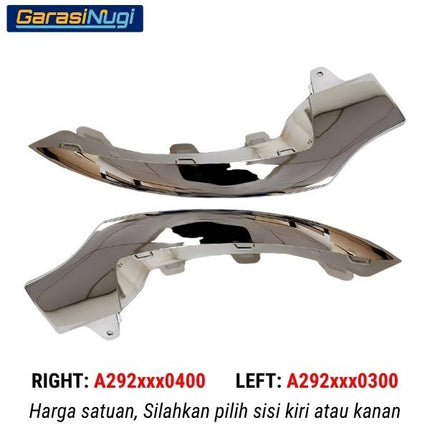 Front Lower Bumper Mercy W166 Facelift List Penutup Chrome Molding Trim GLE