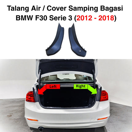 BMW F30 F80 Talang Air Bagasi Karet Cover Samping 320 328