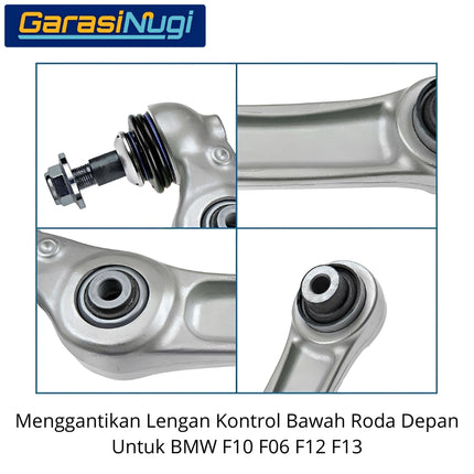 BMW F10 F06 F12 Lower Wishbone Lengan Kontrol Bawah Roda Depan Front Axle Arm 523