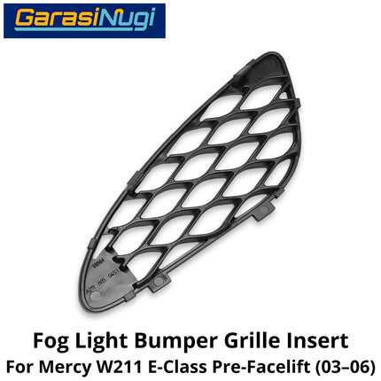 Front Grille Mercy W211 Bumper Cover Mesh Penutup Kisi Ventilasi Grill Elegance Mercedes E240