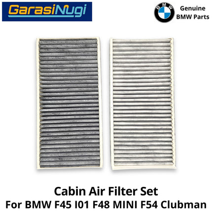 Active Charcoal For BMW F45 I01 F48 Cabin Air Filter Set Saringan Udara AC 220 i3 X1