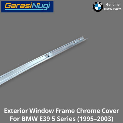 Exterior Window For BMW E39 Door Frame Cover Eksterior Penutup Bingkai Jendela 540 1995-2003