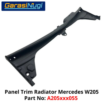 Panel Trim Radiator Mercedes W205 Cold Air Intake Upper Bracket Saluran Udara Mercy C200 C250
