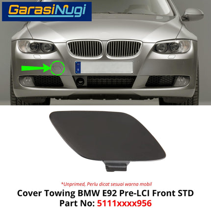 Cover Lubang Towing For BMW E92 Coupe Bumper Tow Derek 335 M3