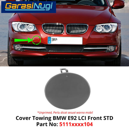 Cover Lubang Towing For BMW E92 Coupe Bumper Tow Derek 335 M3
