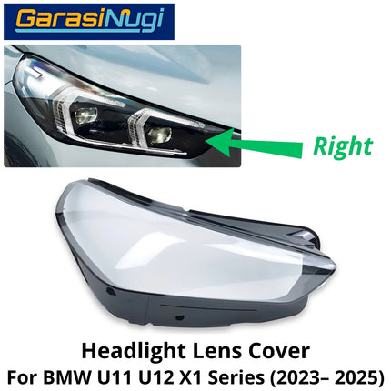 Mika Headlight For BMW U11 U12 Lens Kaca Cover Lampu Depan X1 2023-2025