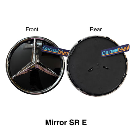 Mercedes W463 W204 W207 W245 Emblem Logo Mercy Grille Mirror Glass Front