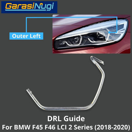 DRL Guide For BMW F45 F46 LCI Tube Angel Eyes LED Lampu Senja 220 230 2018-2020