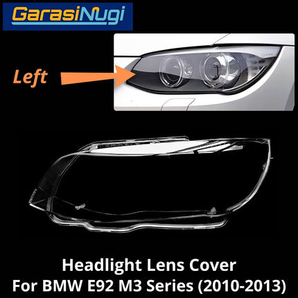 Mika Headlight For BMW E92 E93 LCI Lens Kaca Cover Lampu Depan M3 (2010-2013)