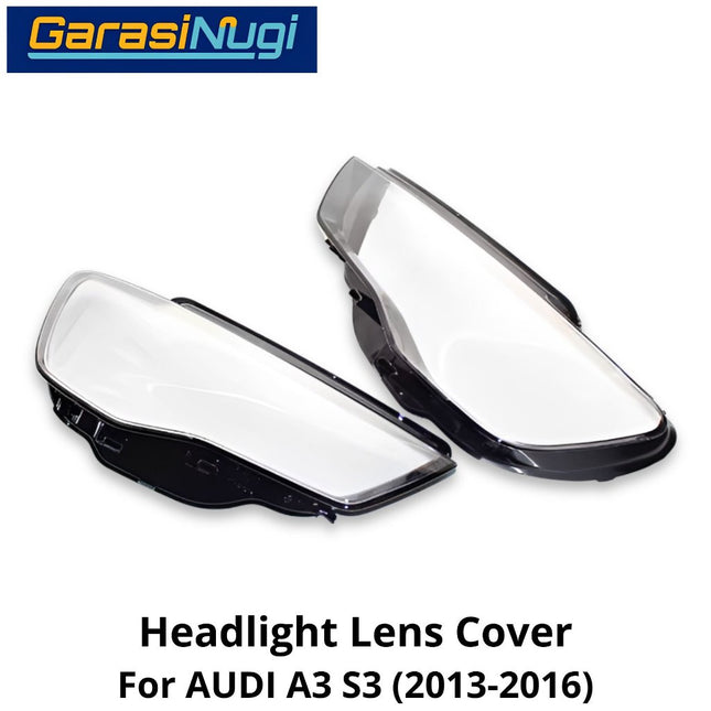 Mika Headlight AUDI A3 S3 (8V) Pre-Facelift Lens Kaca Cover Lampu Depan (2013-2016)