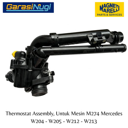 MARELLI Thesmostat Assembly Mercedes W204 W205 W212 Mesin M274 Mercy C180 C200 E200