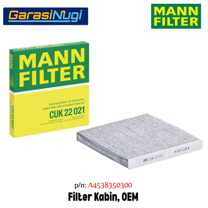 Filter Kabin Smart Fortwo Forfour Saringan Udara AC A4538350300 W453 2014 - Present