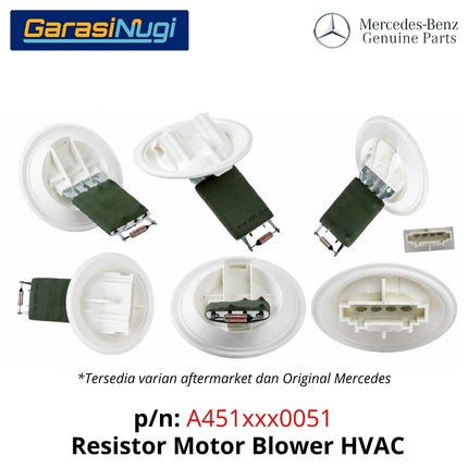 Resistor Blower AC Smart Fortwo W451 Pengatur Angin HVAC Original 2007 - 2015