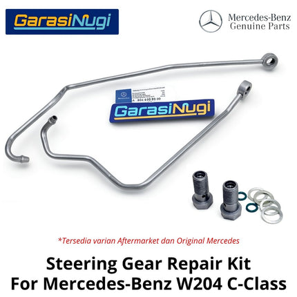Steering Gear Repair Kit Mercedes W204 W207 Seal Pipa Jalur Oli Power Steering Original C200 E250