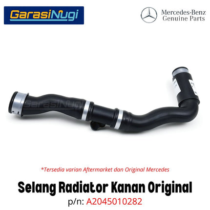 Selang Radiator Kanan Mercy W204 W207 Right Coolant Hose Original 2045010282 M271 C180 C200