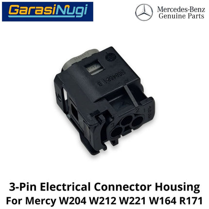 3-Pin Electrical Mercy W204 W212 W220 R171 Connector Housing Rumah Konektor Listrik Mercedes C200 E200 S300
