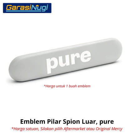Emblem Pilar Spion Luar Smart Fortwo W451 Original Badge Exterior 2007 - 2015