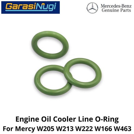Engine Oil Cooler Mercy W205 W213 W222 W166 Seal Gasket Ring Pendingin Oli Mesin M111 M278 Mercedes C200 E200 GLC
