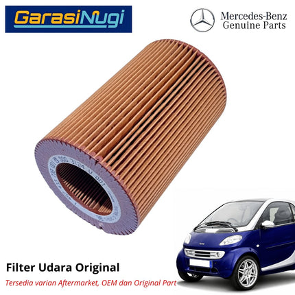Filter Udara Smart Fortwo 450 Air Filter Cartridge Saringan Mesin Original 0003124V001 1998 - 2007