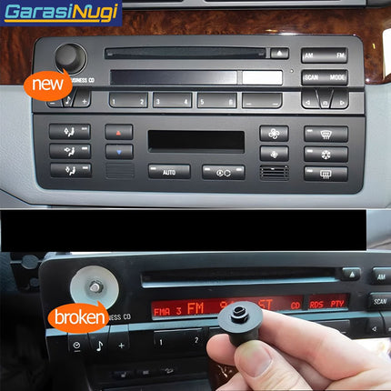 Rotary Radio For BMW E46 Volume Button Knob Tombol 316 318 320 323 325