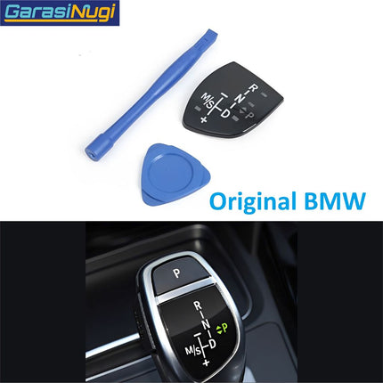 Gear Lever Cover For BMW F10 F30 F32 F20 Stiker Penutup Panel Knob Tuas Gigi 316 320 520 528 X3 X5