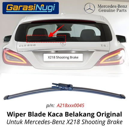 Wiper Blade Kaca Belakang Mercedes X218 Shooting Brake Rear Window Original CLS350