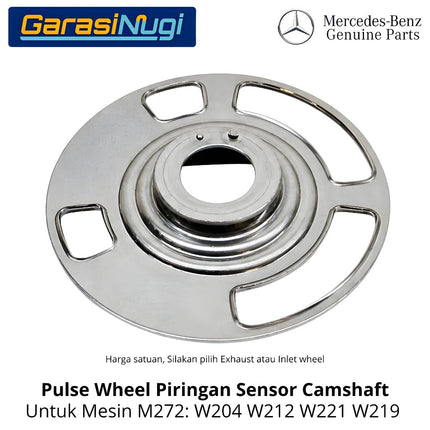 Pulse Wheel Mercy W204 W212 W221 Mesin M272 M273 Camshaft Adjuster Reluctor Piringan Sensor Noken AS C300 E350
