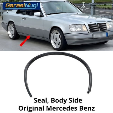 Seal Body Side Mercy W124 Coupe Cabrio Rubber Karet List Panel Pintu Samping E230