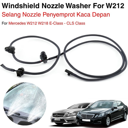 Mercedes W212 W218 Pre-FL Selang Penyemprot Kaca Depan Front Windshield Nozzle Wiper E300