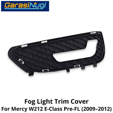 Fog Trim Mercy W212 Pre-FL Bumper Cover Lampu Kabut Avantgarde Standard Mercedes E200