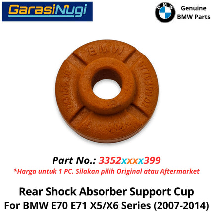 Rear Shock For BMW E70 E71 Absorber Support Cup Mangkuk Penyangga Peredam Kejut Belakang X5 X6