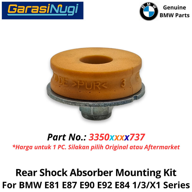 Rear Shock For BMW E81 E90 E84 Absorber Mounting Kit Dudukan Penyangga Peredam Kejut Belakang 120 320 X1