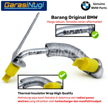 Coolant Pipe For BMW F30 F10 E84 Pipa Pendingin Turbocharger Original N20 320 520