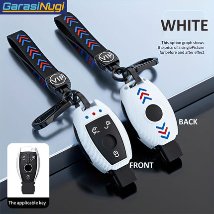 Key Case For Mercedes W212 Sarung Kunci ABS Fluorescent Long Keychain