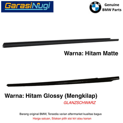 Karet Pelipit Kaca Luar BMW E83 Outer Window Rubber Seal Door Channel Exterior Matte Glossy X3