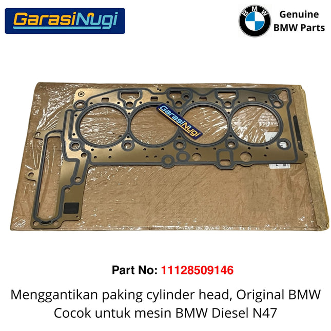 Gasket Cylinder Head BMW N47 F10 F30 E84 Paking Deksel Lubang 1 Original Mesin Diesel 11128509146 330 520