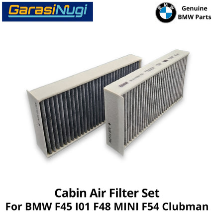 Active Charcoal For BMW F45 I01 F48 Cabin Air Filter Set Saringan Udara AC 220 i3 X1