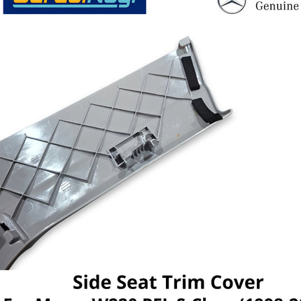 Front Side Seat Mercy W220 Pre-Facelift Cover Trim Penutup Kursi Samping Depan Mercedes-Benz S280 S350