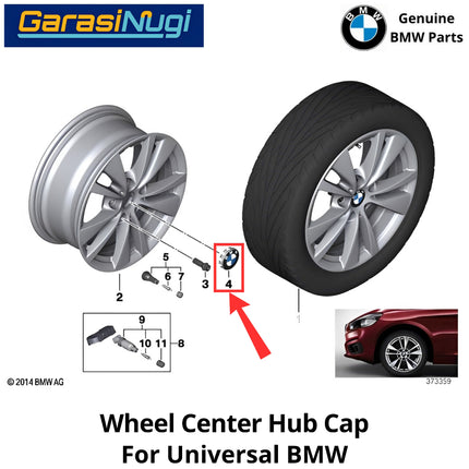 Wheel Center Cap For Universal BMW Tutup Hub Tengah Roda Ban