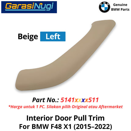 Interior Door For BMW F48 Pull Trim Cover Penutup Tarikan Pintu Dalam Depan Belakang X1 2014-2022