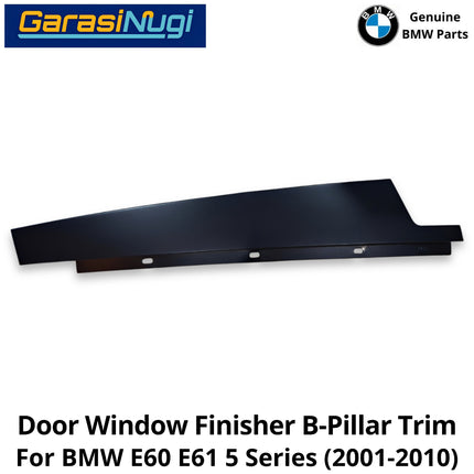 Exterior Door For BMW E60 E61 B-Pillar Window Trim Lis Pintu Jendela Luar Depan Belakang 530 550