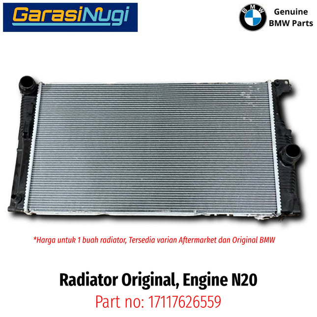 Radiator For BMW F10 F11 LCI Mesin N20 Engine Cooling Sistem Pendingin Mesin Original 2014-2017